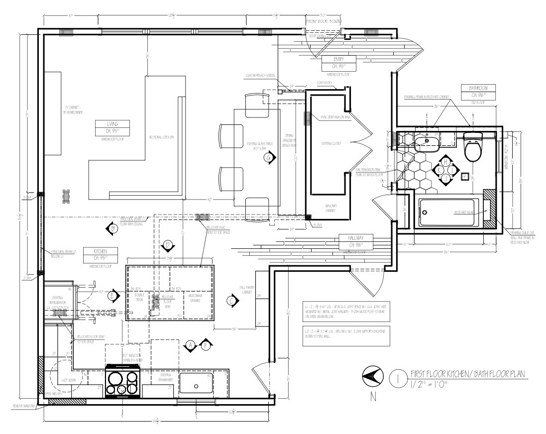interior home design open plan glen ellyn