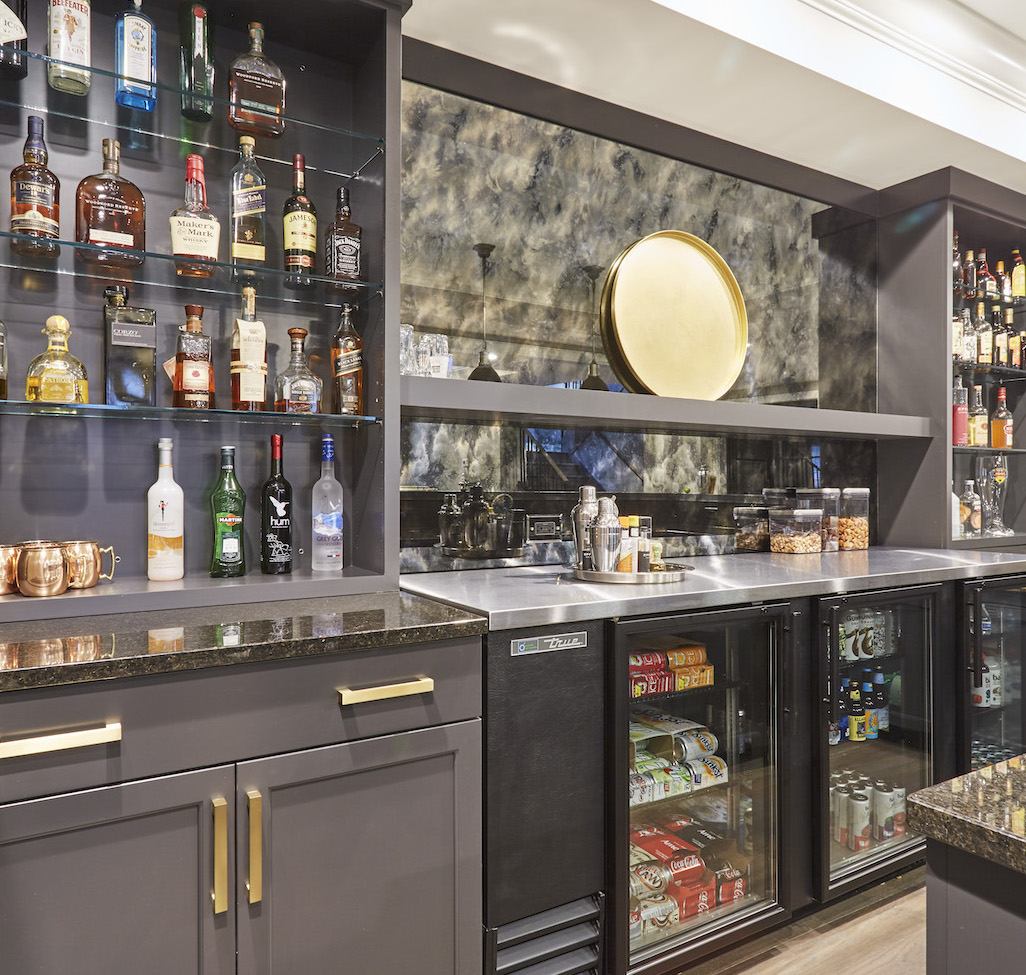 home-bar-itnerior-design-drink-fridges-liquor-shelves