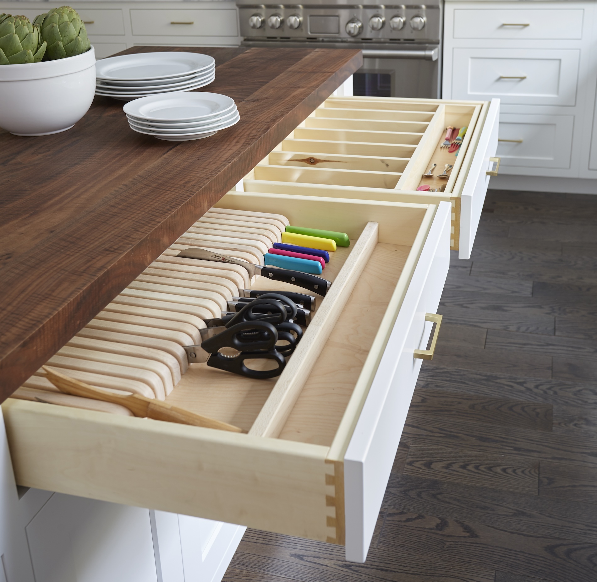 Utensil Storage Design Kitchen Drawers Tks Design Group