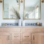 White Oak Cabinety Bathroom