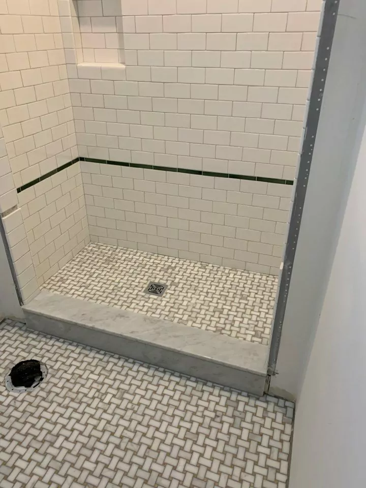 luxury shower remodel