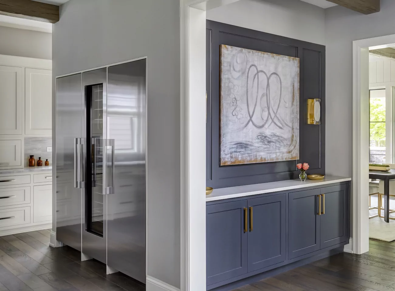 double-door-fridge-wine-fridge-kitchen-design