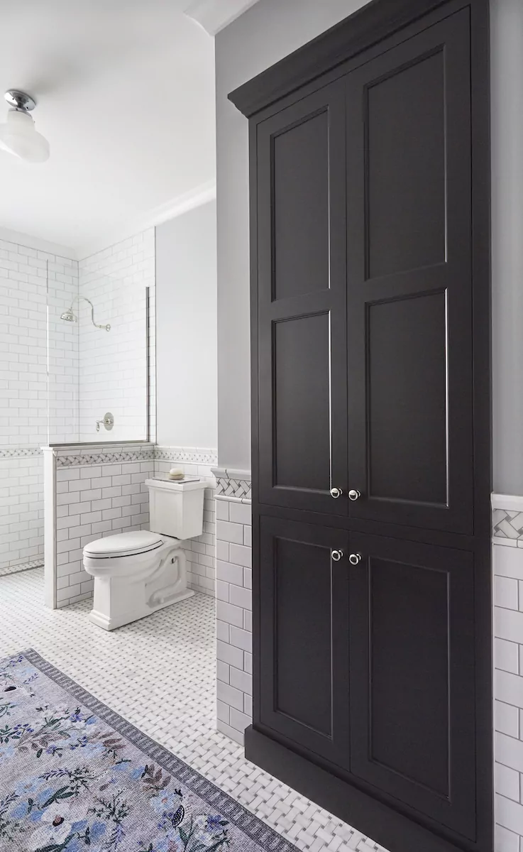 linen-closet-bathroom-design-black-cabinets
