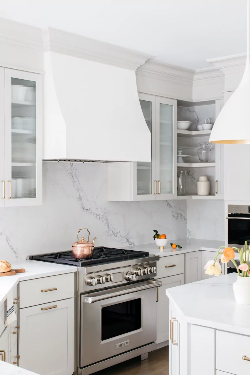 white-kitchen-design-stainless-steel-oven-range