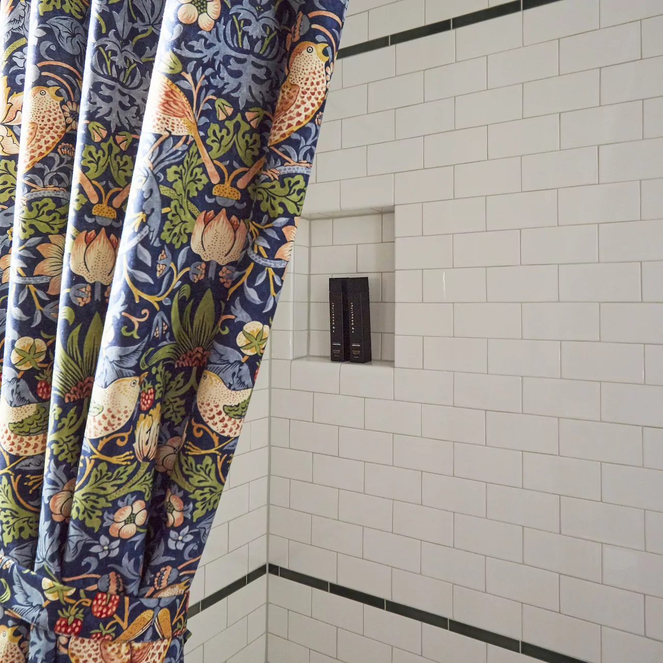 bathroom-shower-tile-floral-shower-curtain